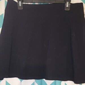 Flirty Flared Mini Black Women's Skirt